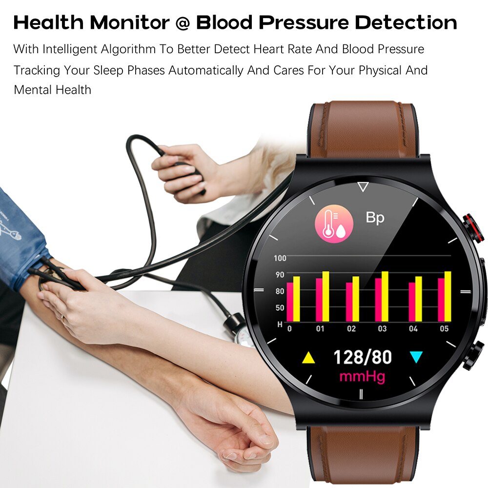 PremiumWatch – Smartwatch mit EGK, Thermometer Funktion, HD Touch Bildschirm
