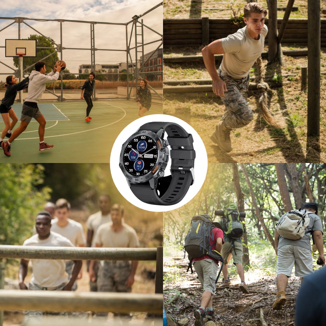 TitanX CombatFit S45 - unzerstörbare zertifizierte Militär-Gesundheitsuhr