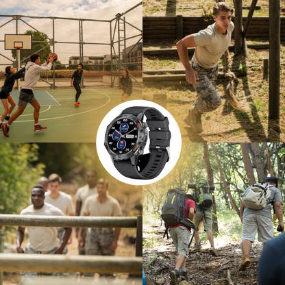 TitanX CombatFit S45 - unzerstörbare zertifizierte Militär-Gesundheitsuhr