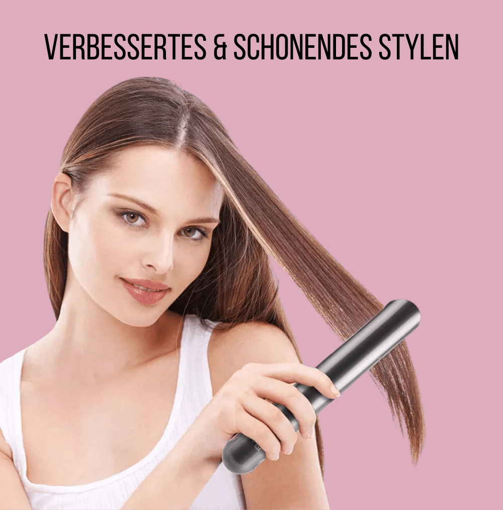 Stella - 2in1 Kabelloser Haarglätter und Lockenstab