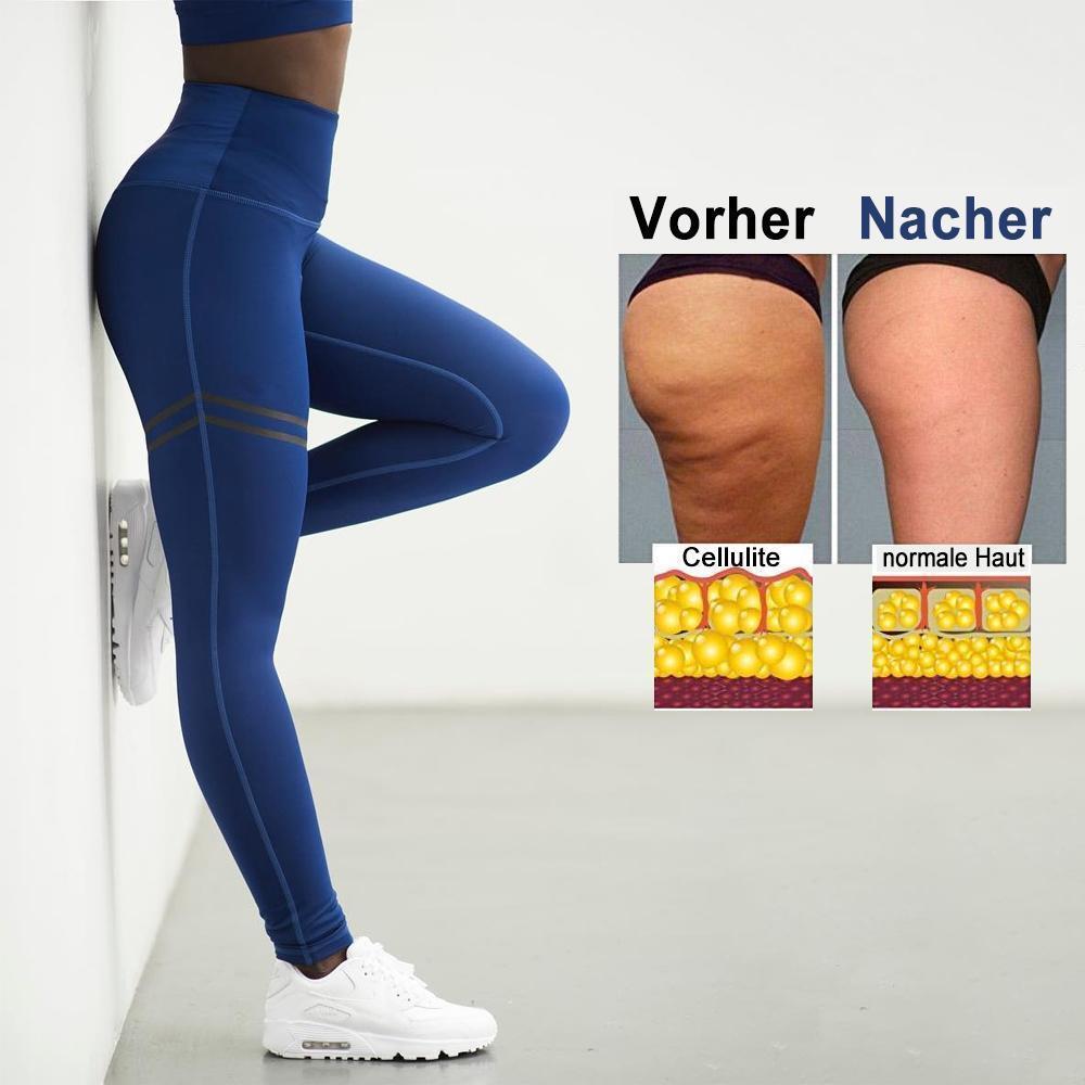 Damen Anti Cellulite Kompression Leggings