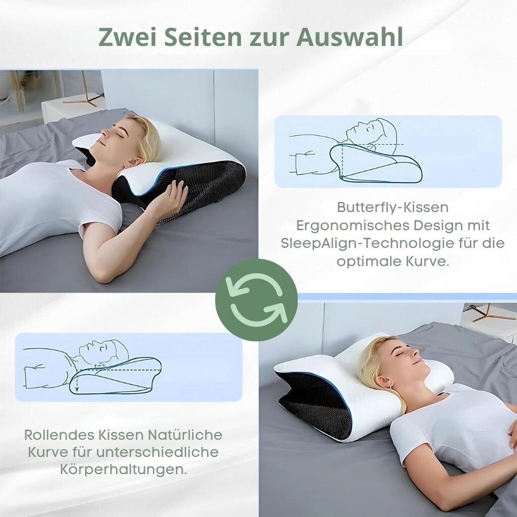 SleepAlign – Ergonomisches Orthopädisches Kissen Für Schmerzfreien Schlaf