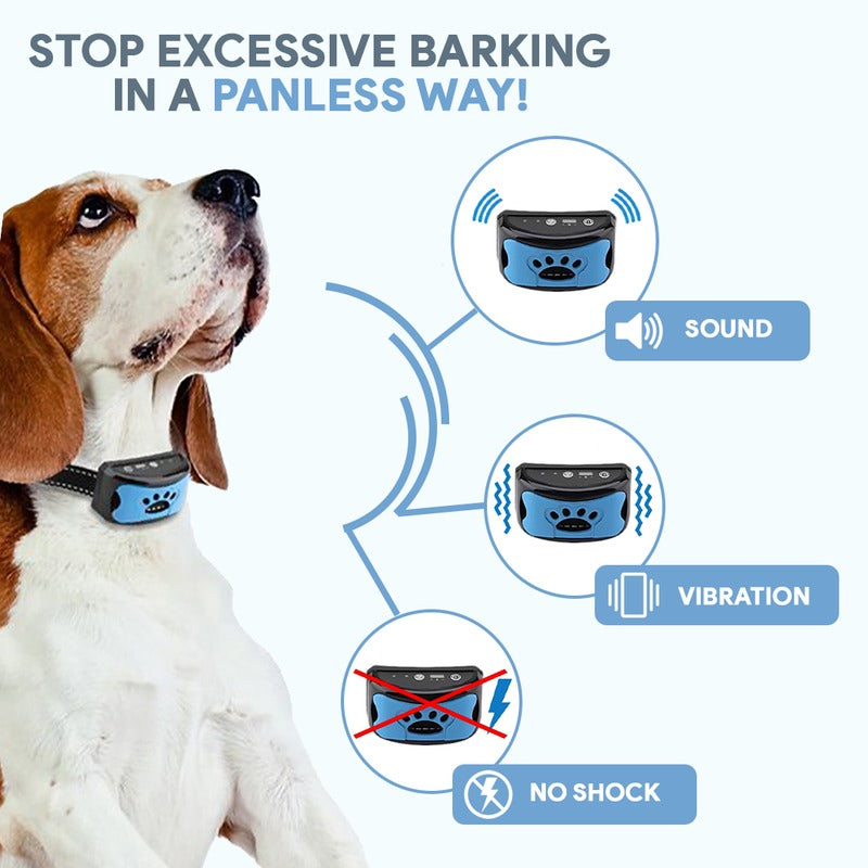 EASIBARK – Intelligentes Anti-Bell-Hundehalsband mit Schallwellentechnologie und verstellbarer Passform