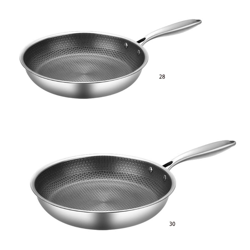 KitchenPro | Antihaft Edelstahl Bratpfanne