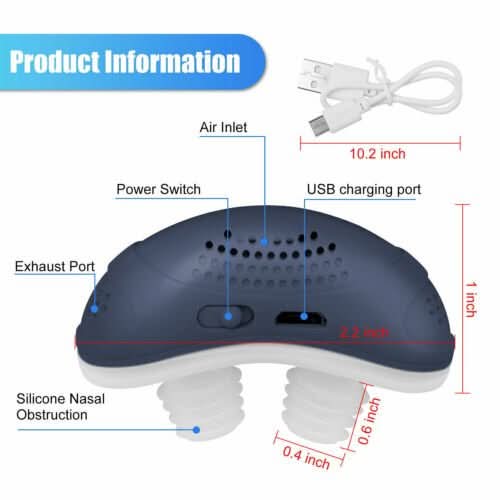 MICROBREATH – Anti-Schnarch CPAP-Gerät ohne Maske für ruhigen Schlaf & freie Atmung
