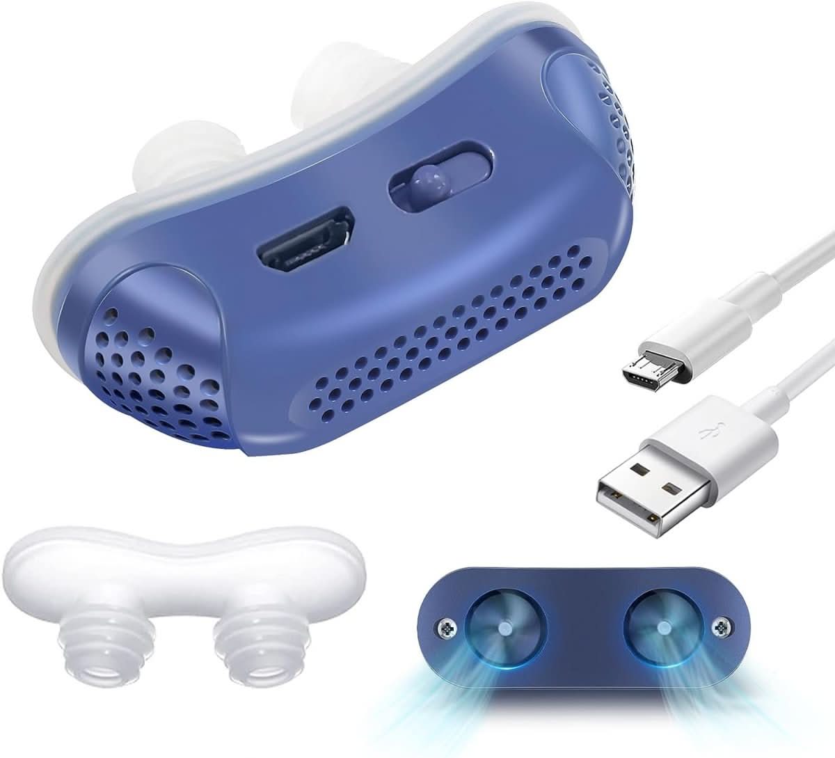 MICROBREATH – Anti-Schnarch CPAP-Gerät ohne Maske für ruhigen Schlaf & freie Atmung