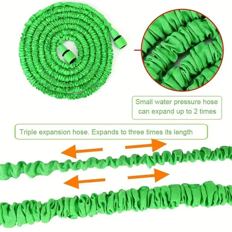 AquaFlex Expandbarer Schlauch – Hochdruck Garten- & Autowaschs Schlauch