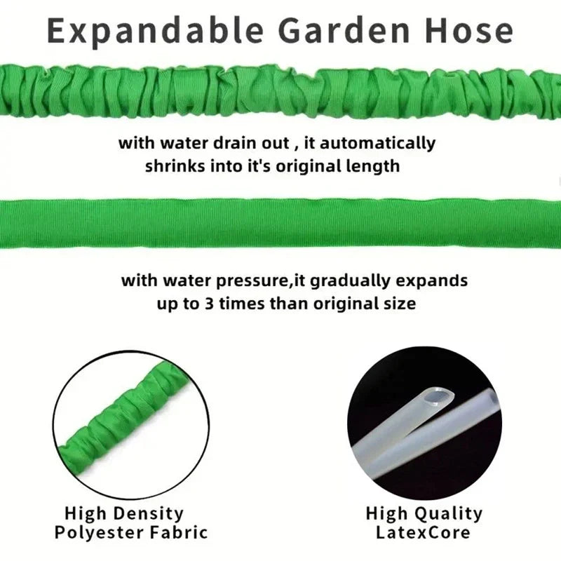 AquaFlex Expandbarer Schlauch – Hochdruck Garten- & Autowaschs Schlauch