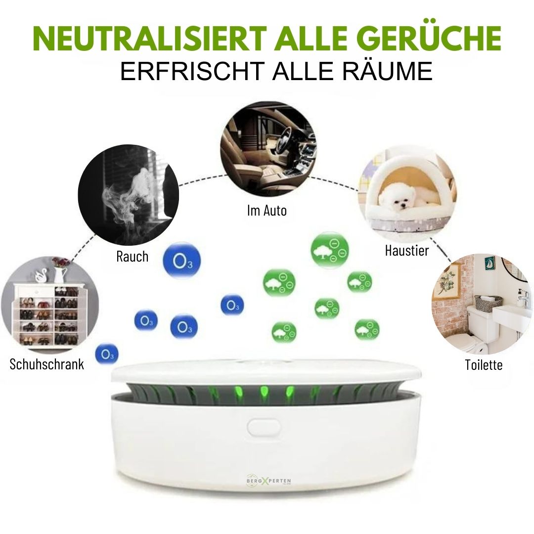 Das Original - Ozon Geruchsentferner gegen Rauch, Tiergeruch oder Gestank