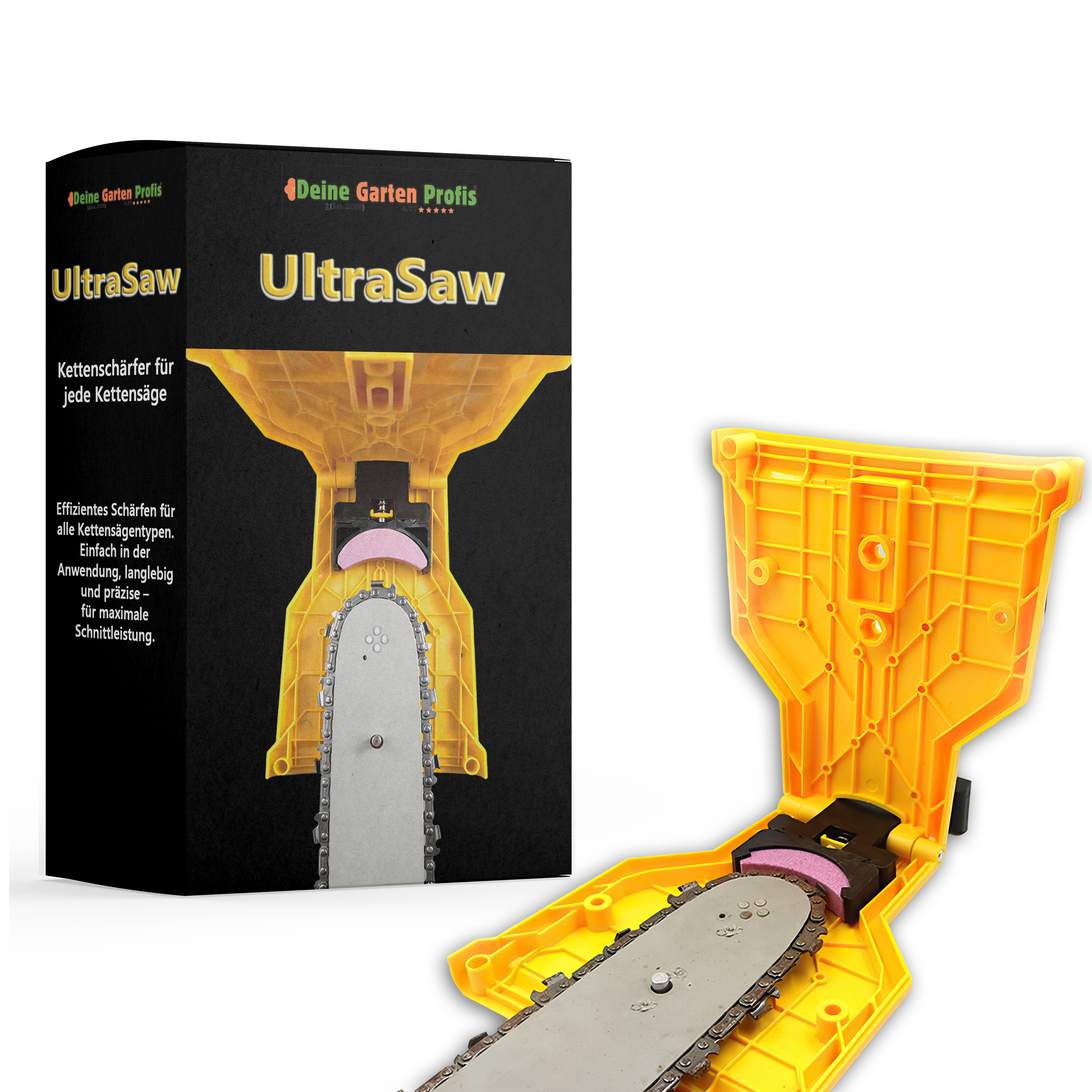 UltraSaw - das Original - Universal Kettenschärfer für jede Kettensäge