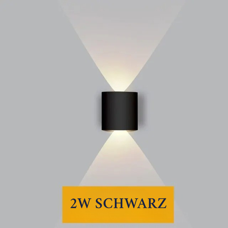 Wasserdichte LED-Außenwandleuchte – Elegante & energieeffiziente Außenbeleuchtung aus Aluminium