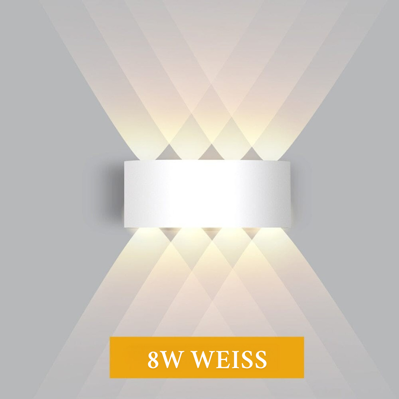 Wasserdichte LED-Außenwandleuchte – Elegante & energieeffiziente Außenbeleuchtung aus Aluminium