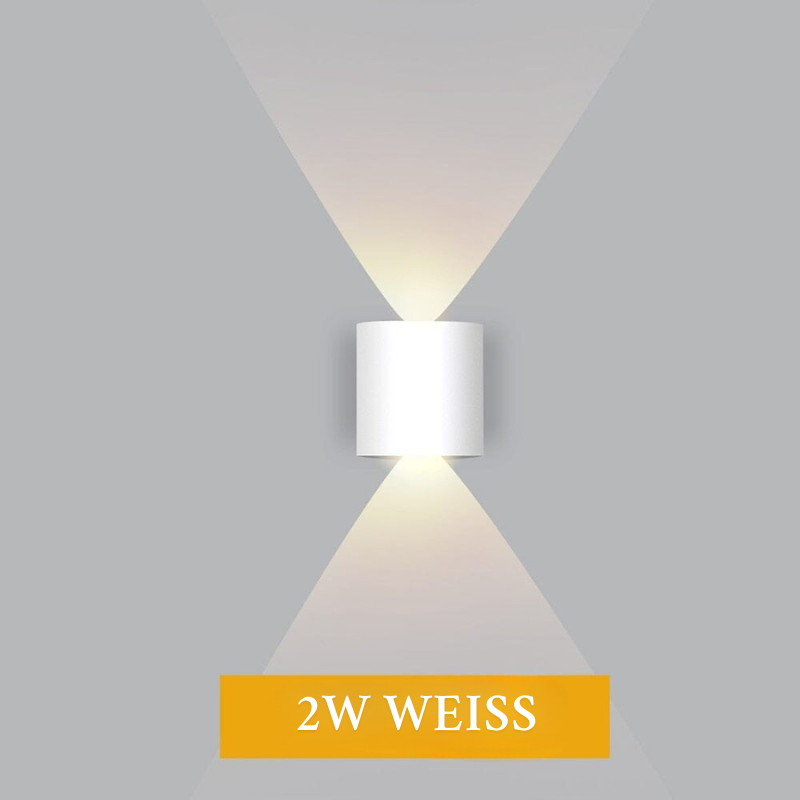 Wasserdichte LED-Außenwandleuchte – Elegante & energieeffiziente Außenbeleuchtung aus Aluminium