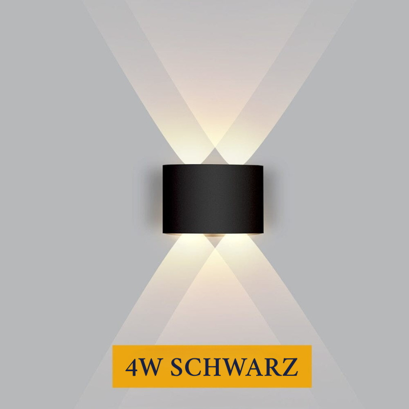 Wasserdichte LED-Außenwandleuchte – Elegante & energieeffiziente Außenbeleuchtung aus Aluminium