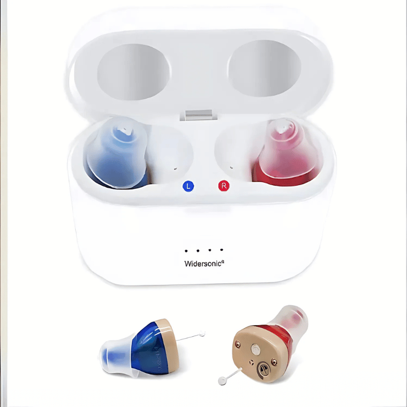 Paar unsichtbare V30-Hörgeräte Hohe Qualität