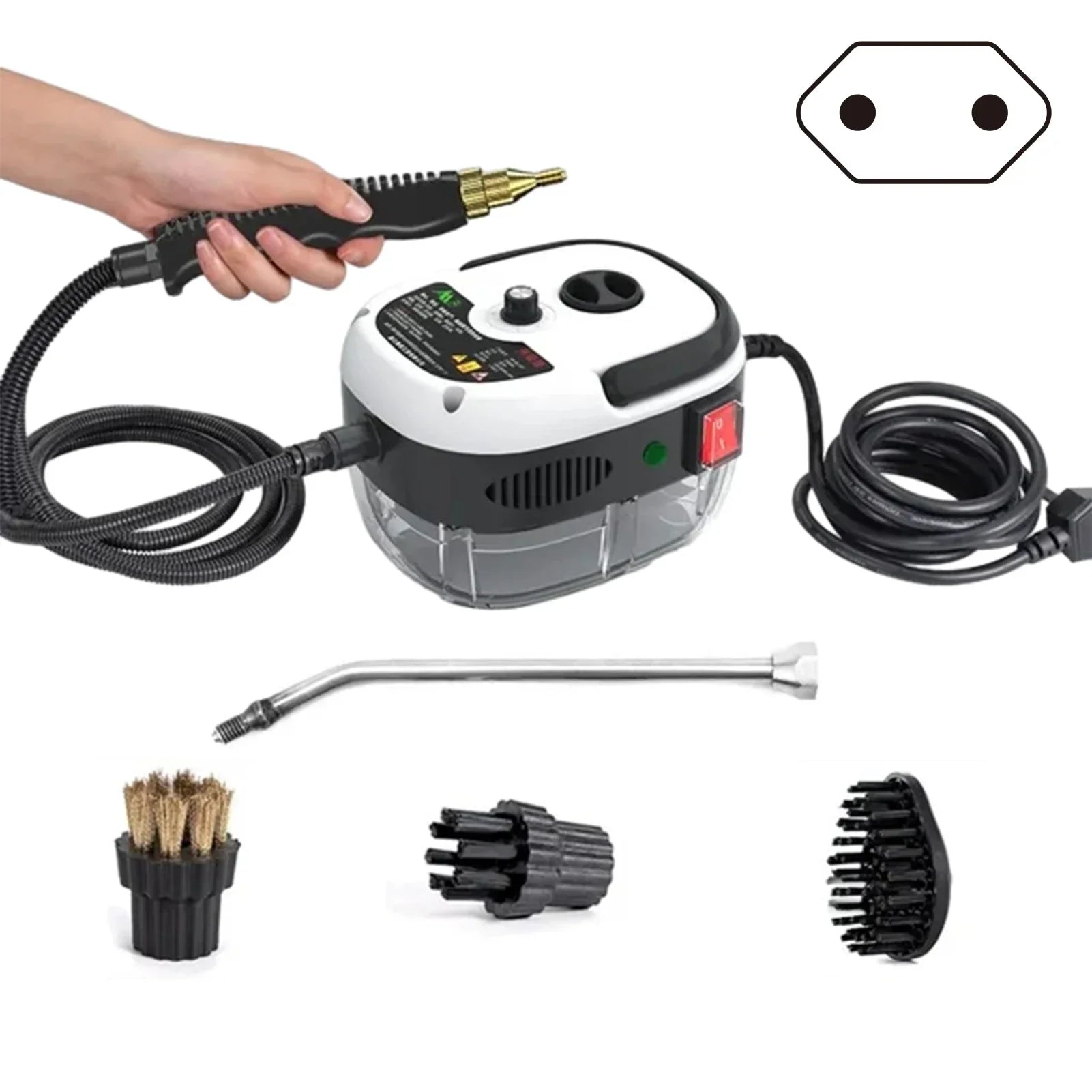 2500W Hochdruck-Dampfreiniger – 6 Stufen für Zuhause & Küche