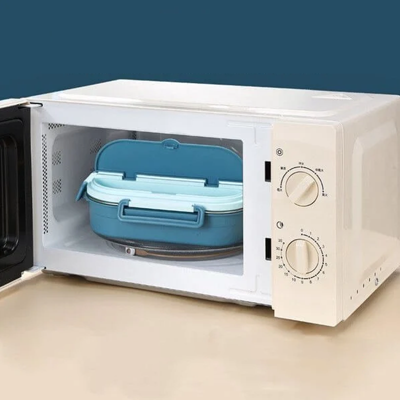 Thermo-Lunchbox aus Edelstahl | Langlebig & Elegant – 3/4 Fächer