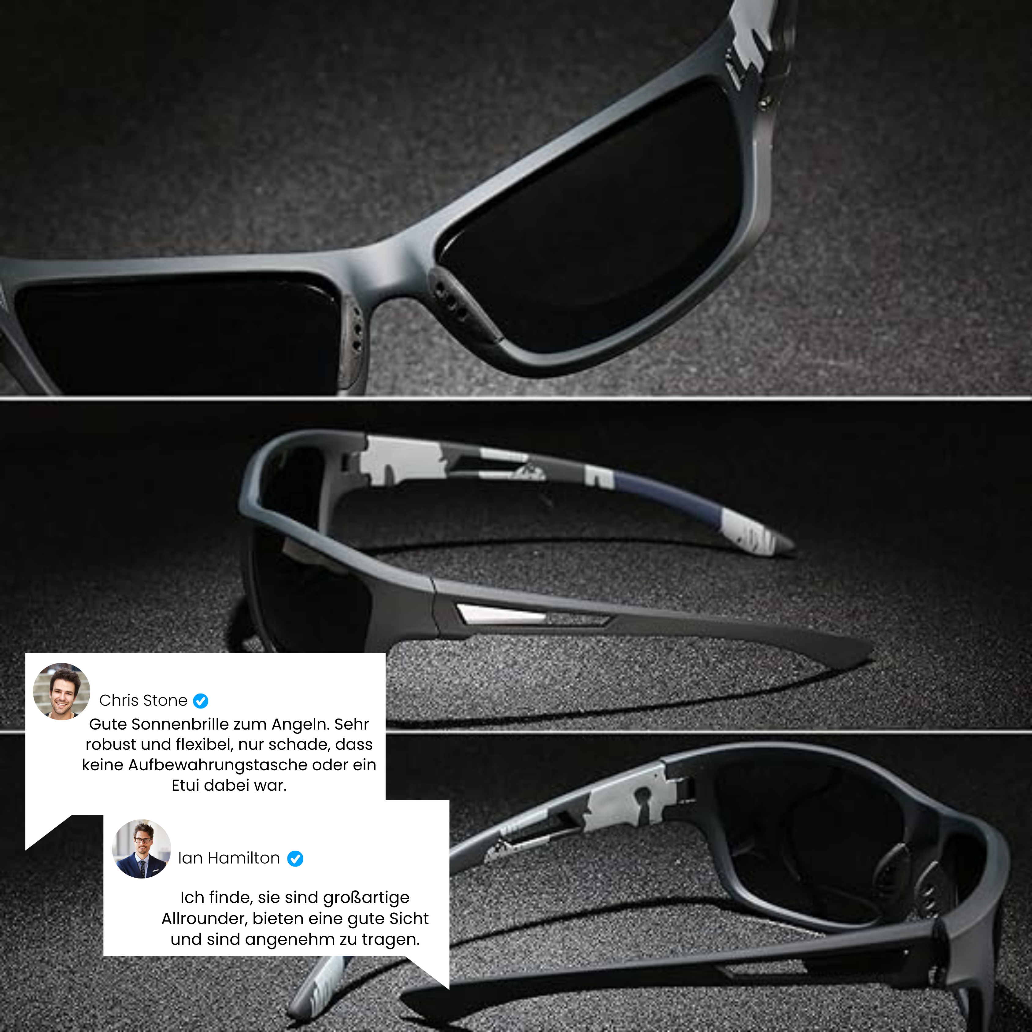 Polarized Sunglasses – 100% UV-Schutz & kratzfeste Linsen für klare Sicht