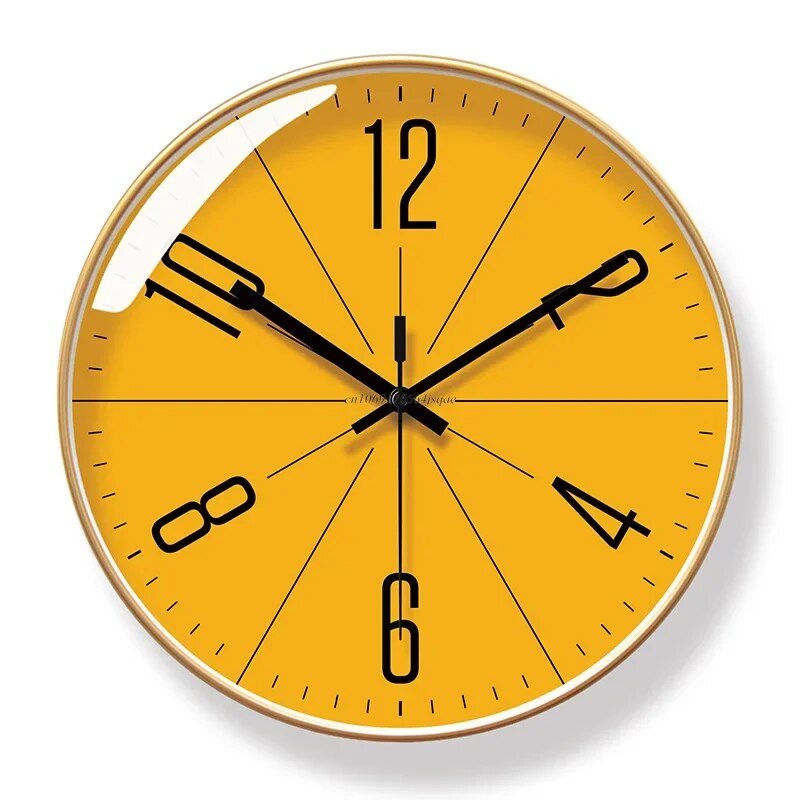 ScandiClock – Schwarze Wanduhr im Nordischen Stil – Präzise & Stilvoll für jedes Zuhause