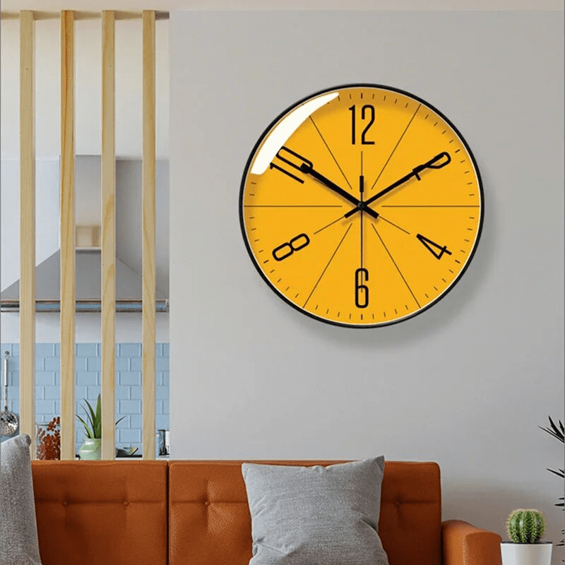 ScandiClock – Schwarze Wanduhr im Nordischen Stil – Präzise & Stilvoll für jedes Zuhause
