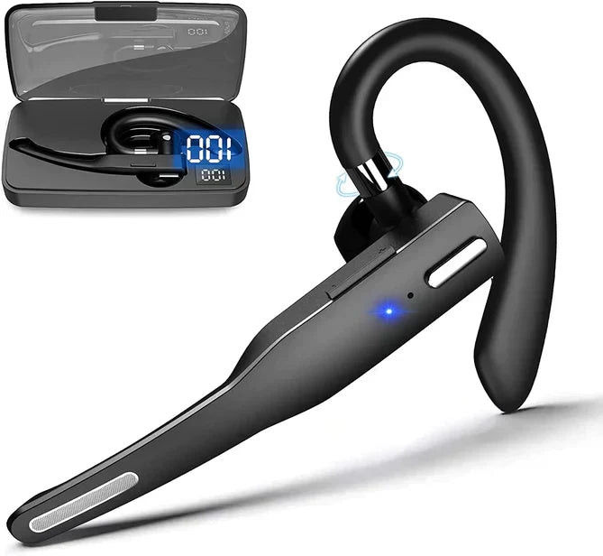 Trucker Dual Mic Kabelloses Bluetooth 5.1 Headset/Ohrhörer mit Geräuschunterdrückung