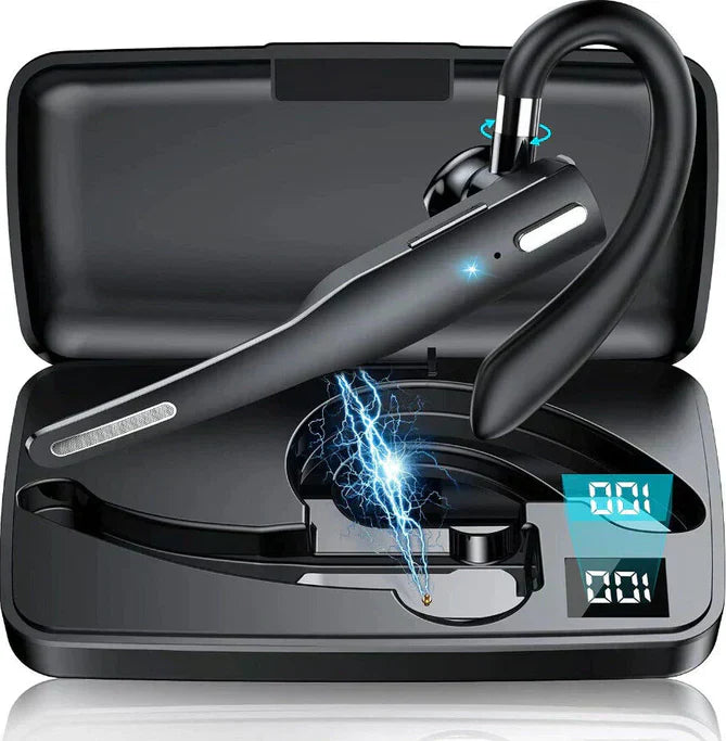 Trucker Dual Mic Kabelloses Bluetooth 5.1 Headset/Ohrhörer mit Geräuschunterdrückung