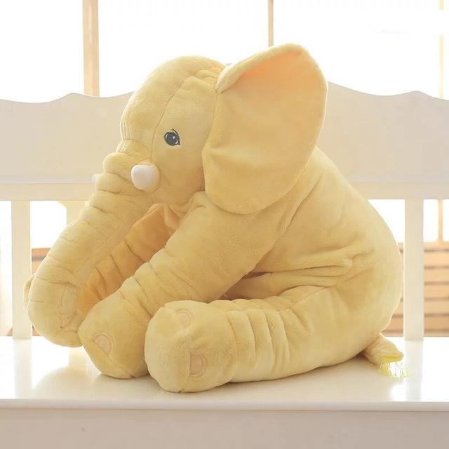 Plüschkissen mit Elefantenbaby