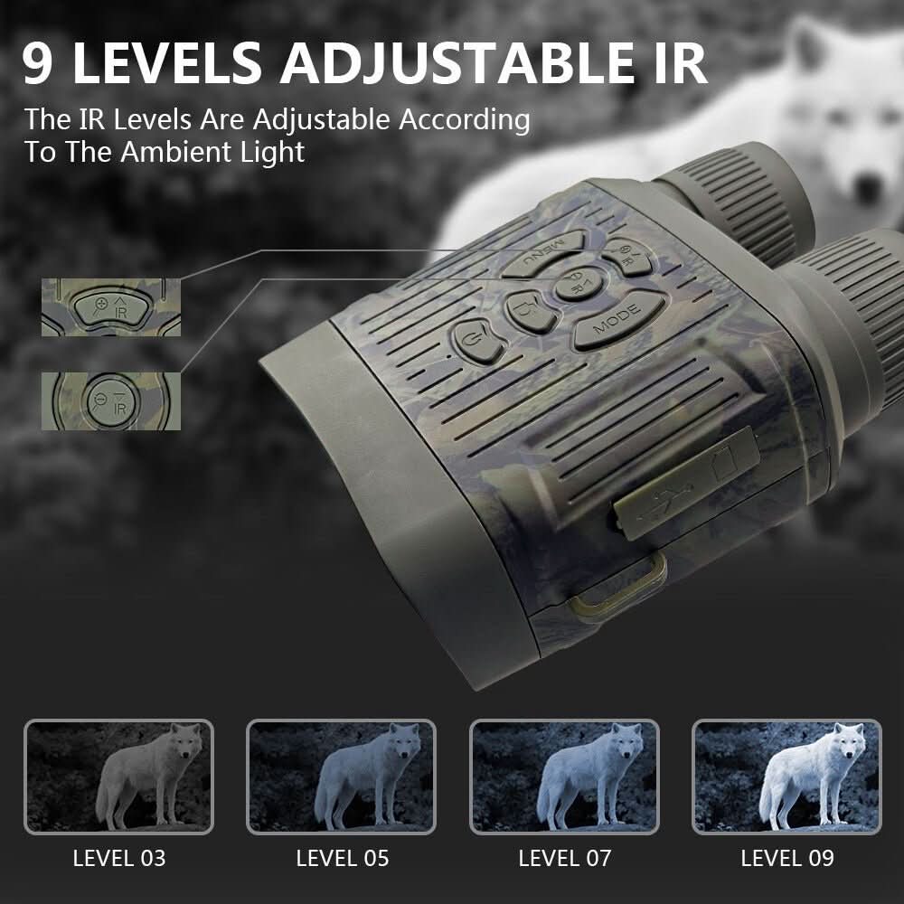 NightPulse – Nachtsicht-Fernglas mit Infrarot-Technologie für klare Sicht bei Dunkelheit