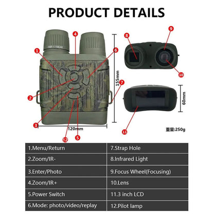 NightPulse – Nachtsicht-Fernglas mit Infrarot-Technologie für klare Sicht bei Dunkelheit