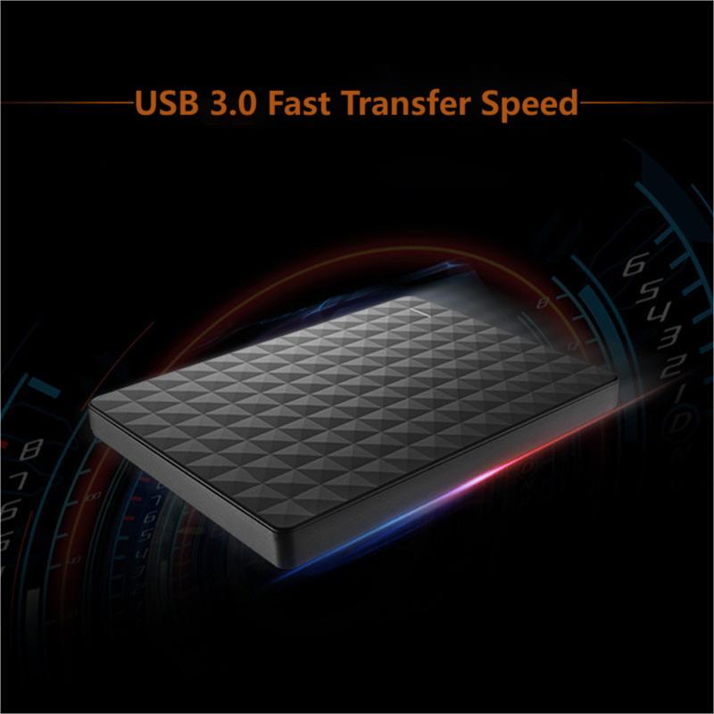 Externe 10TB USB 3.0 Festplatte ultradünn und tragbar für Windows